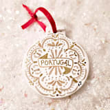 "Custom Country or City Ceramic Ornament" - Ornaments in multicolor by AlisonJerry