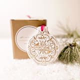 "Custom Country or City Ceramic Ornament" - Ornaments in multicolor by AlisonJerry