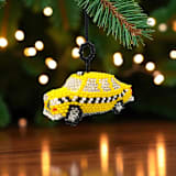 "NYC Yellow Taxi Ornament" - Ornaments in yellow by Melange Collection