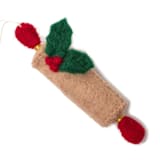 "Felt Holiday Rolling Pin Ornament" - Ornaments in brown by Aahlada Chennupati