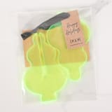 "Acrylic Icicle Christmas Ornament, Fluorescent Green" - Ornaments in green by Em and Me Studio