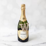 "Personalized Handmade Letter Ornament - Small W" - Ornaments in silver by Courtney Bedi