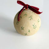 "Home for the Holidays" - Ornaments in white by Arohika Verma