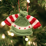 "Tiny Sweater Ornaments, set of 6" - Ornaments in multicolor by Melange Collection