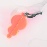 "Acrylic Icicle Christmas Ornament, Fluorescent Pink" - Ornaments in pink by Em and Me Studio