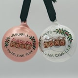 "Custom Hand-Painted 1st Christmas Ornament" - Ornaments in multicolor by Ashley Myers