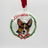 "Custom Hand-Painted Pet Ornaments with Large Name" - Ornaments in multicolorassorted-colors by Ashley Myers