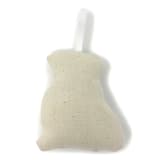 "Silkscreen Bulldog Ornament" - Ornaments in beige by Broderpress