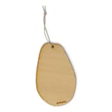 "Wooden Silkscreen Avocado Ornament" - Ornaments in green by Shannon Broder
