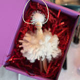 "Doll Ornament" - Ornaments in white by Lori Wemple