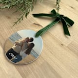 "Personalized Photo + Year Ornament" - Ornaments in white by Holly Whitcomb