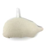 "Silkscreen Sleeping Cat Ornament" - Ornaments in beige by Broderpress