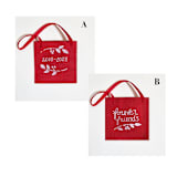 "Hand Painted/Personalized Dog, Square Ceramic Ornament/ 3"" - Ornaments in red by AlisonJerry