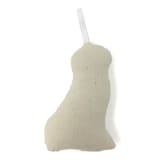 "Silkscreen Golden Retriever Ornament" - Ornaments in beige by Broderpress