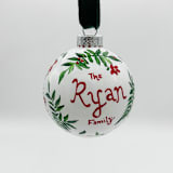 "2025 Custom Ornament" - Ornaments in white by Ashley Myers