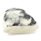 "Silkscreen Shih Tzu Ornament" - Ornaments in beige by Broderpress