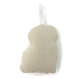 "Silkscreen Shih Tzu Ornament" - Ornaments in beige by Broderpress