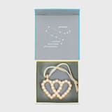 "Gemini hanging ornament" - Ornaments in gold by Joanna Buchanan