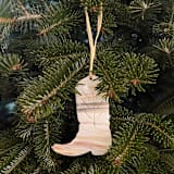 "Sustainable Horn Handcrafted Cowgirl Boot Ornament" - Ornaments in multicolorassorted-colors by Powered By People