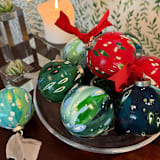 "Waterlily" - Ornaments in multicolorassorted-colors by Melissa Stone Mangham