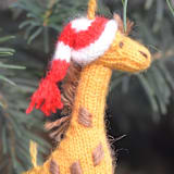 "Safari Animal Ornaments, set of 6" - Ornaments in multicolor by Melange Collection