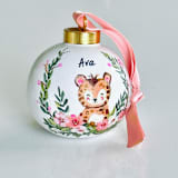 "Personalized Baby's First Christmas Ornament" - Ornaments in white by Arohika Verma