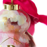 "Modern Ornament Pink" - Ornaments in pink by Lauren Perkins