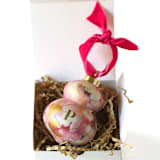 "Modern Ornament Pink" - Ornaments in pink by Lauren Perkins
