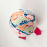 "Colorful Abstract Ball Ornament" - Ornaments in multicolor by Mary Gaspar