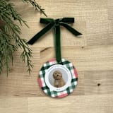 "Personalized Pet Ornament - Milton Plaid" - Ornaments in multicolorassorted-colors by Holly Whitcomb