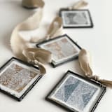 "Ornament - Fawn" - Ornaments in beige by Jennifer Daily