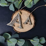 "Personalized Handmade Letter Ornament - Small A" - Ornaments in silver by Courtney Bedi