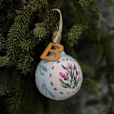"Teal and Magenta Customized Ornament" - Ornaments in multicolorassorted-colors by Lottie Aldarwish