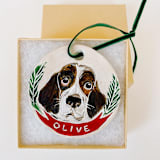 "Custom Pet Ornament" - Ornaments in multicolor by Sarah Fitzgerald