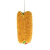 "Felt Hot Dog Ornament" - Ornaments in brown by Aahlada Chennupati