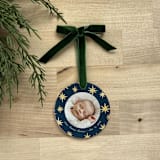 "Personalized Photo Ornament - Star Shine" - Ornaments in white by Holly Whitcomb