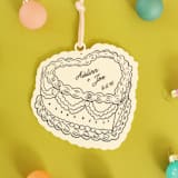 "Custom Wedding Cake Ornament" - Ornaments in multicolorassorted-colors by Aislinn Minardi