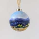 "New Day | 3” ornament | Ceramic" - Ornaments in blue by Weronika Zubek