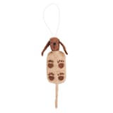 "Felt Corn Dog Ornaments-With Ketchup & Mustard" - Ornaments in multicolor by Global Goods Partners