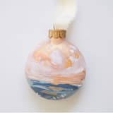 "2" Rose Gold Heavenly Seascape" - Ornaments in pink by Kristen Laczi