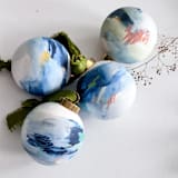 "Oasis" - Ornaments in blue by Arohika Verma