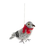 "Pigeon Ornament" - Ornaments in gray by Global Goods Partners