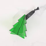 "3D Christmas Tree Ornament" - Ornaments in green by Em and Me Studio