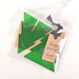 "3D Christmas Tree Ornament" - Ornaments in green by Em and Me Studio
