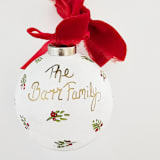 "Custom Name with 2026 Ceramic, Hand painted, Ornament" - Ornaments in multicolor by AlisonJerry