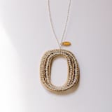 "Personalized Handmade Letter Ornament - Small O" - Ornaments in silver by Courtney Bedi