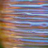 "Amber Purple Wrapped Ornament" - Ornaments in purple by Albrecht Art Glass