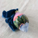 "Snowy Winter Pine Ornament - 16" - Ornaments in multicolor by Weronika Zubek