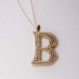"Personalized Handmade Letter Ornament - Small B" - Ornaments in silver by Courtney Bedi
