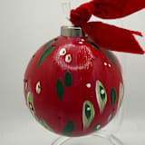 "Santa's Tree" - Ornaments in red by Melissa Stone Mangham